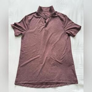 Lululemon Dark Red Polo Shirt